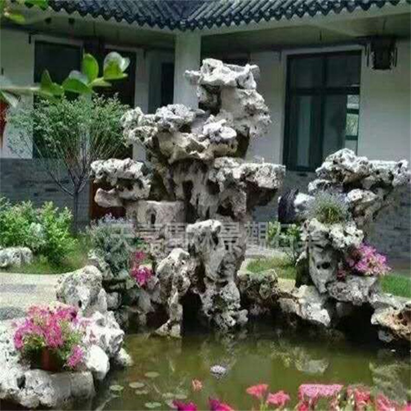 黑龙江小庭院水景鱼池设计方案