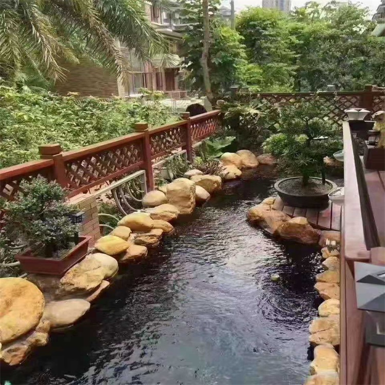 黑龙江庭院鱼池假山设计公司